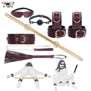 10pcs-bdsm-kit-with-spreader-bar-and-restraints