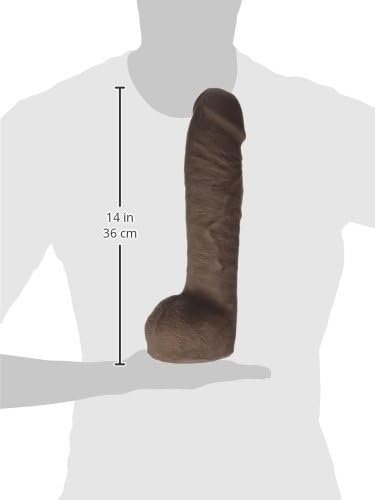 12 Inch Dildo Chocolate Harness Compatible - Image 4