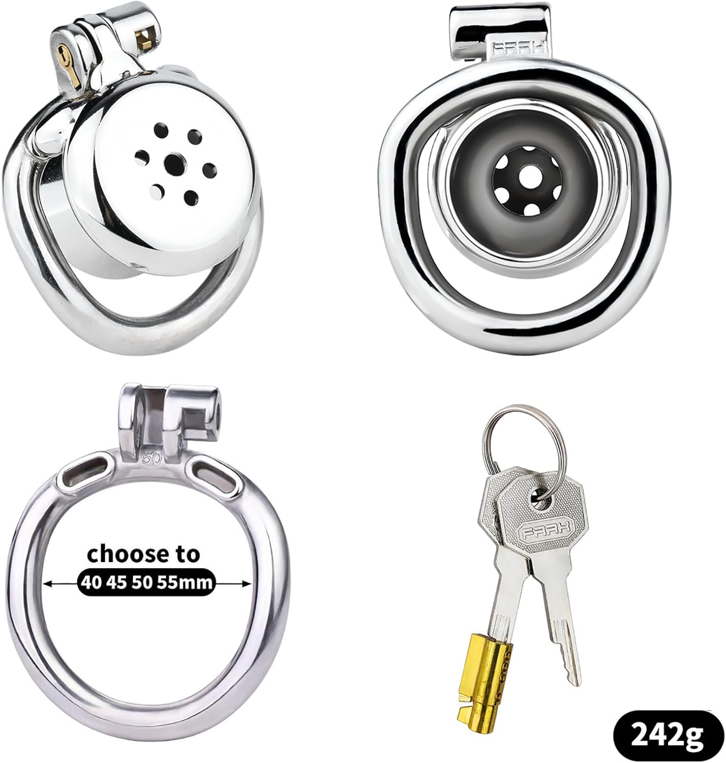 Chastity Cage Metal Chasity Cage - Image 3