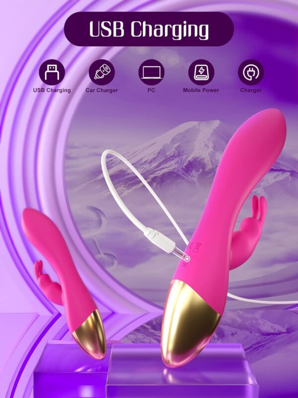 G Spot Rabbit Vibrator Dual Motor In Pakistan | Daraztoy.pk