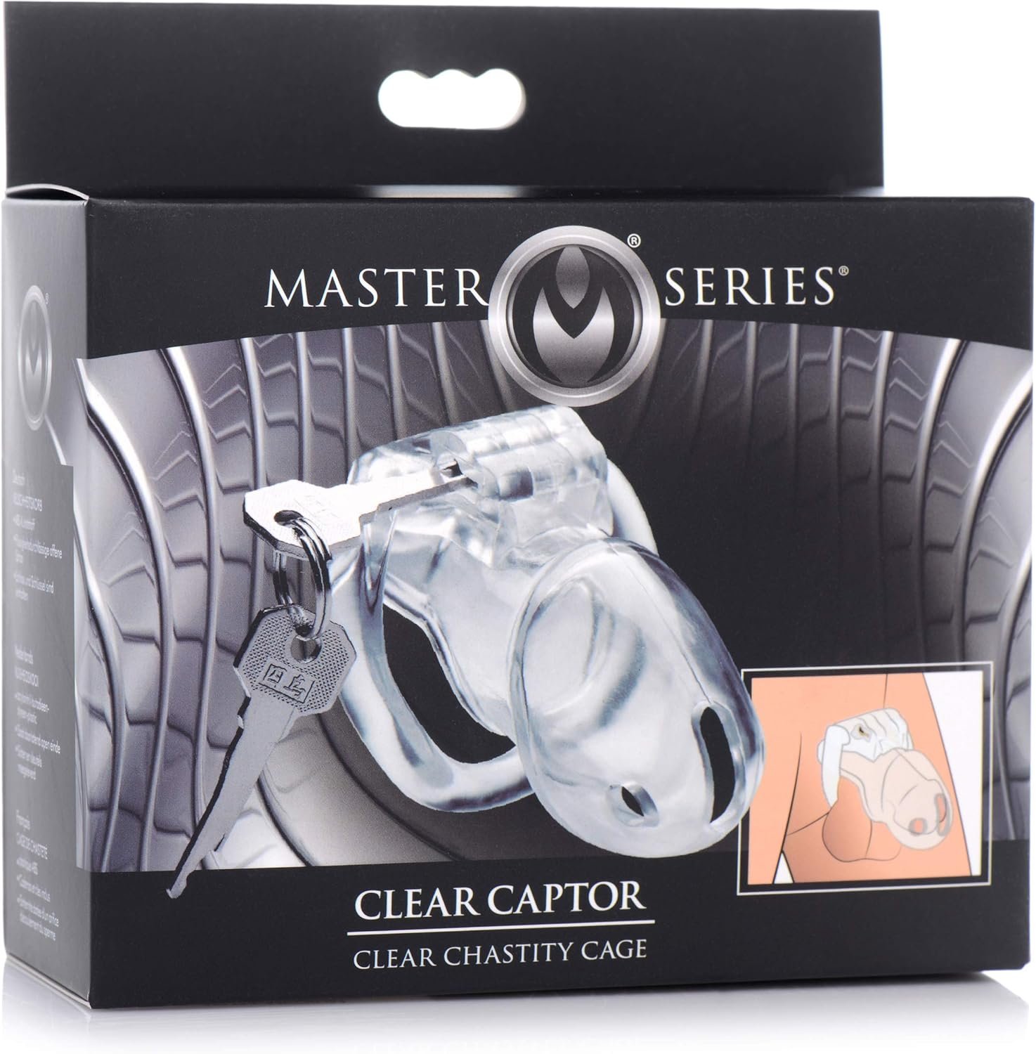 Master Series Clear Captor Chastity Cage - Image 4