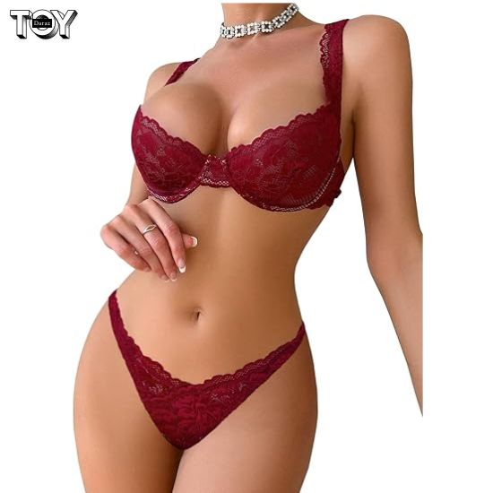 underwire-push-up-sheer-lingerie-set