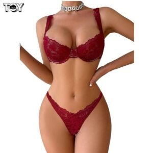 underwire-push-up-sheer-lingerie-set