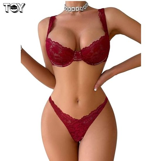 underwire-push-up-sheer-lingerie-set