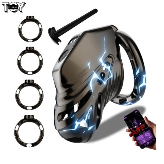 electric-shock-app-control-chastity-cock-4-rings