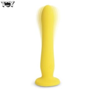 yellow-dildo-vibrator-flexible-sex-toy-shop