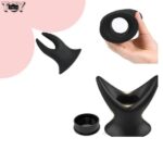 silicone-black-hollow-butt-plug-s