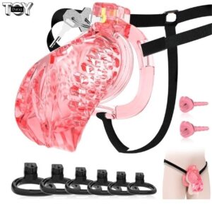 silicone-male-chastity-cage-pink