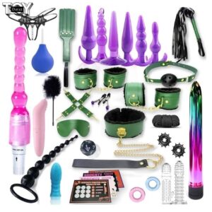 35-piece-bdsm-bondage-kit-with-anal-plug