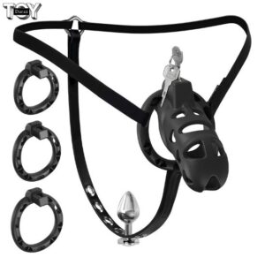 adjustable-male-chastity-cage-with-anal-plug-2