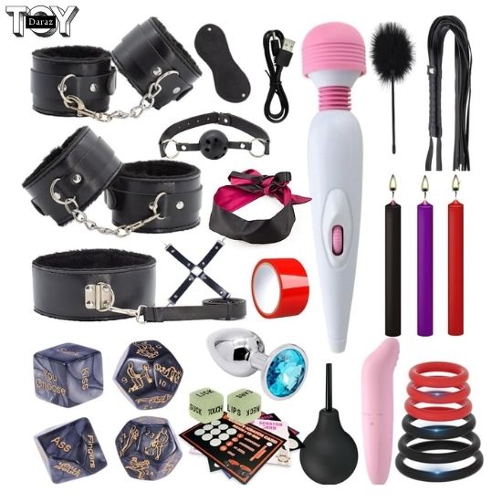 BDSM Bondage Kit with Anal Plug & Couples' Toys | Order Now