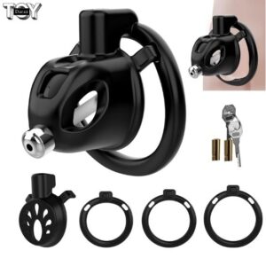 chastity-cage-2-styles-with-3-ring-sizes-invisible-lock