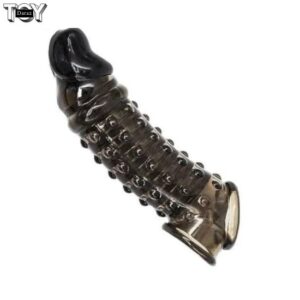 black-color-dotted-pines-sleeve-condom