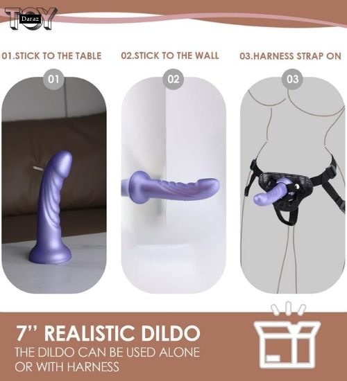 Adjustable Harness Dildo Set